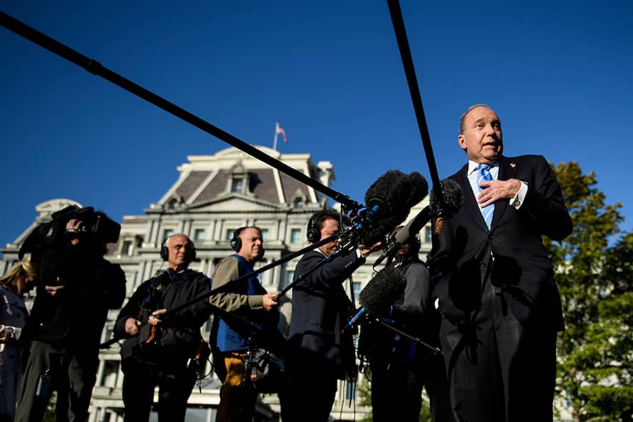Larry Kudlow, principal asesor económico del presidente Donald Trump.