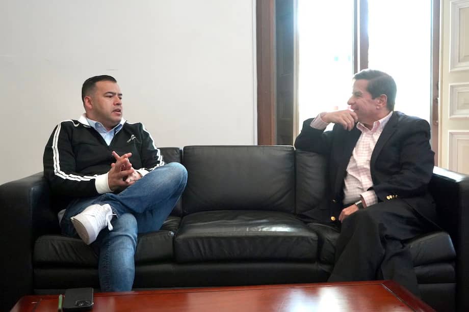 Jaime Raúl Salamanca y Juan Fernando Cristo.