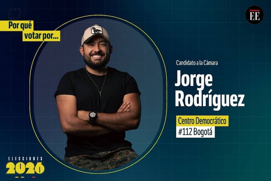 Por qué votar por Jorge Rodríguez, candidato a la Cámara del Centro Democrático.