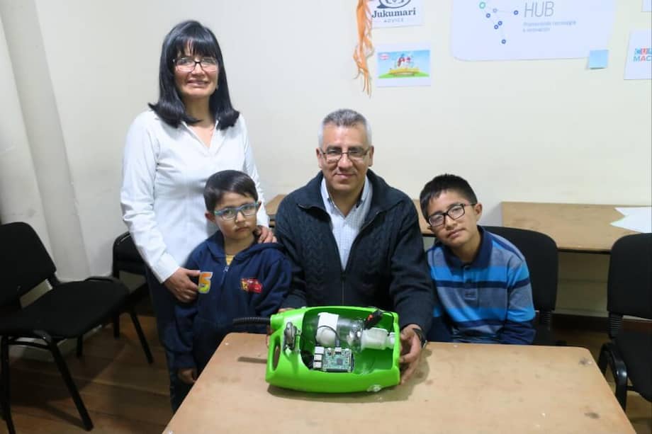 El proyecto de la familia Vega-Hidalgo fue uno de los 6 seleccionados entre 7.500 ideas de todo el mundo. / EFE.