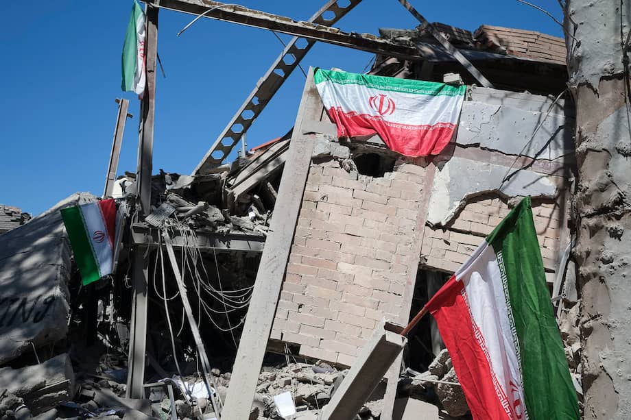 Ruinas de la Universidad Tecnológica Sharif de Teherán tras un ataque aéreo de EE. UU. e Israel, sin víctimas mortales.