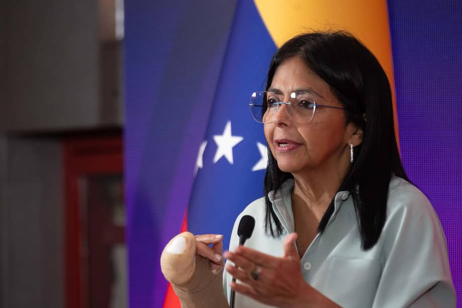La vicepresidenta ejecutiva de Venezuela, Delcy Rodríguez.