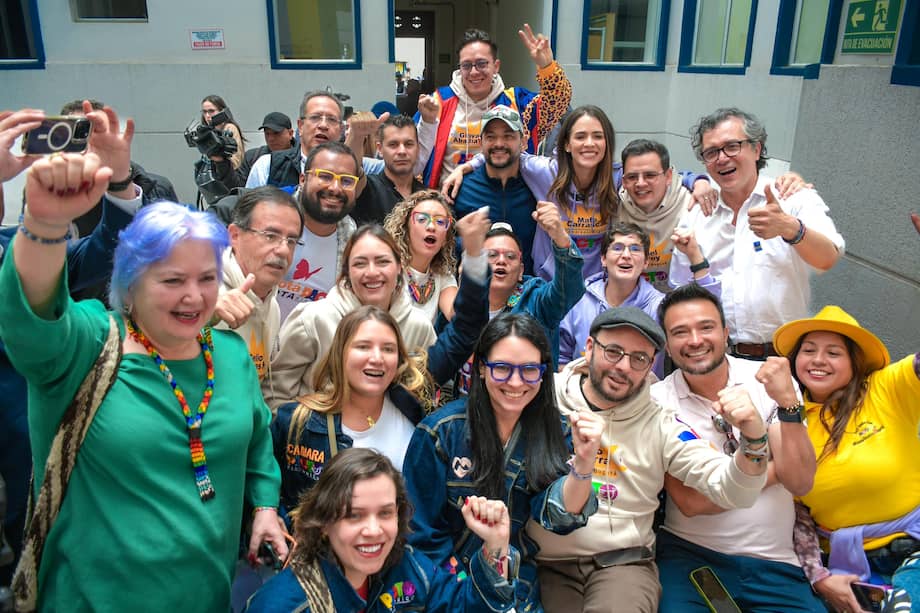 Este domingo fue la inscripción de la lista del partido Pacto Histórico en Bogotá.