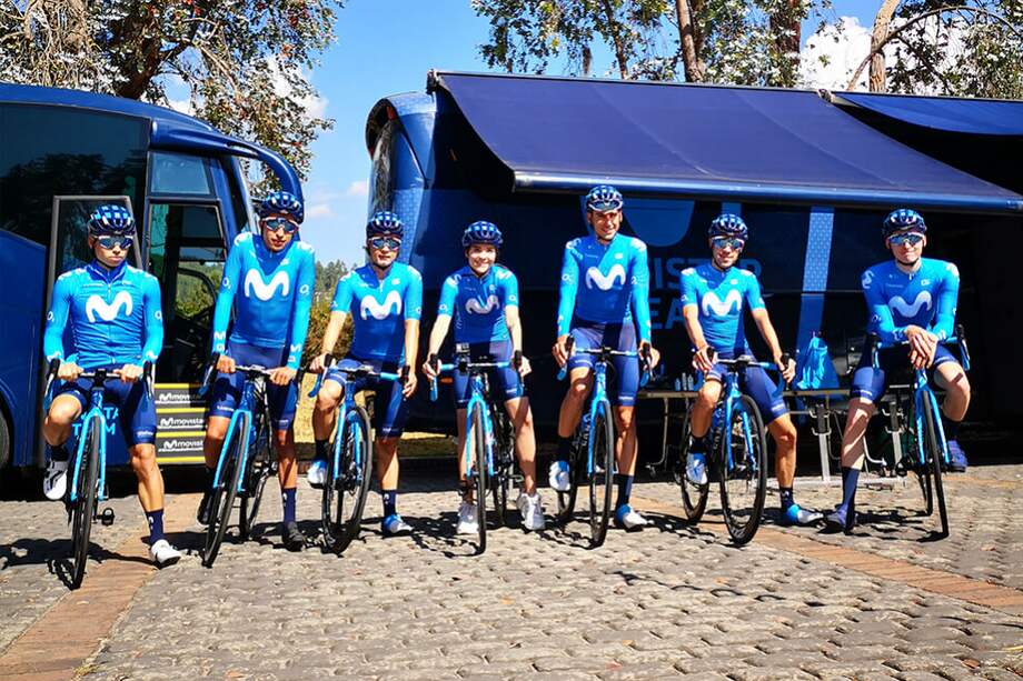 Esta fue la carrera que vivió Laugamer para conocer todo lo que se vive detrás de un equipo profesional de ciclismo. / Foto: Movistar
