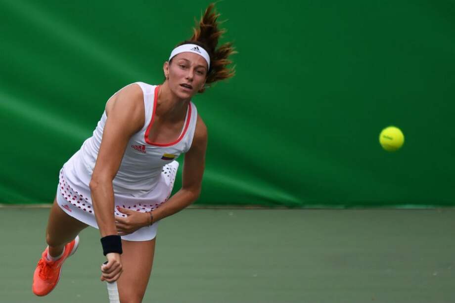 Mariana Duque perdió en su debut en Río 2016. Foto: AFP