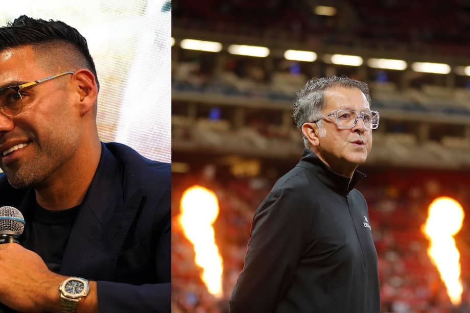 Radamel Falcao García Zárate, jugador de 40 años, y Juan Carlos Osorio Arbeláez, director técnico de 65 años.