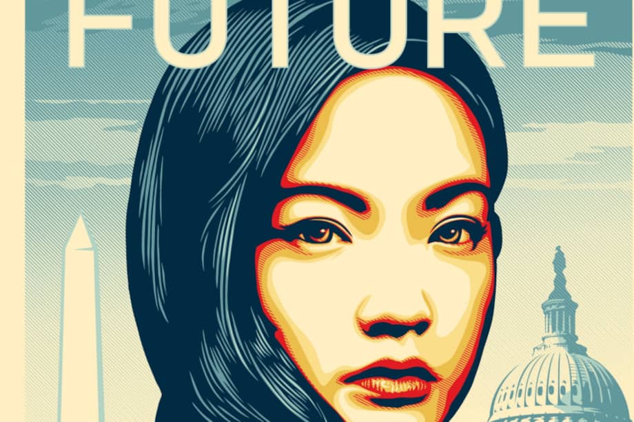 Este es un poster de Amanda Nguyen para la campaña We The Future. / Twitter