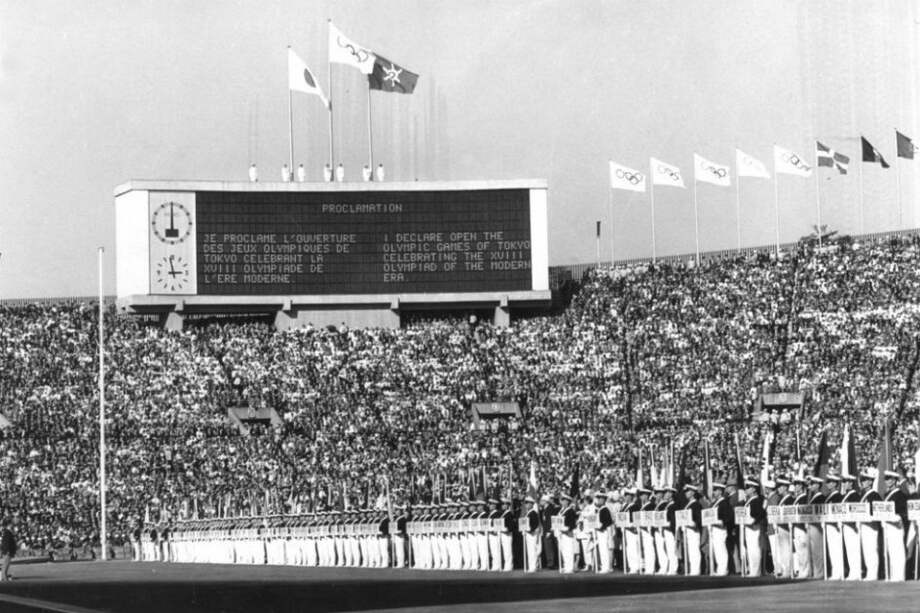 Inauguración de los Juegos Olímpicos de Tokio 1964. /Comité Olímpico Colombiano