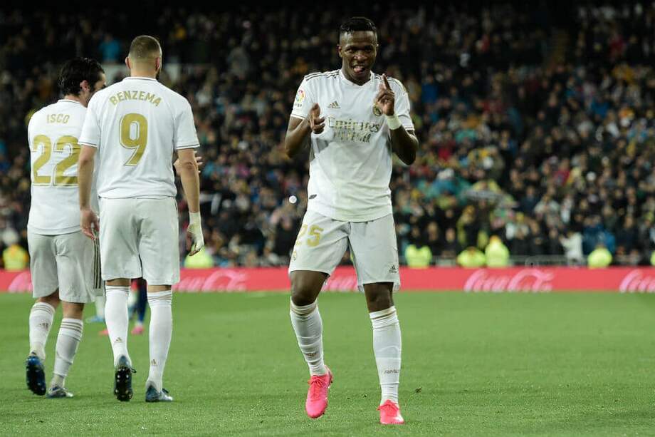 Vinicius Jr., volante ofensivo del Real Madrid.
