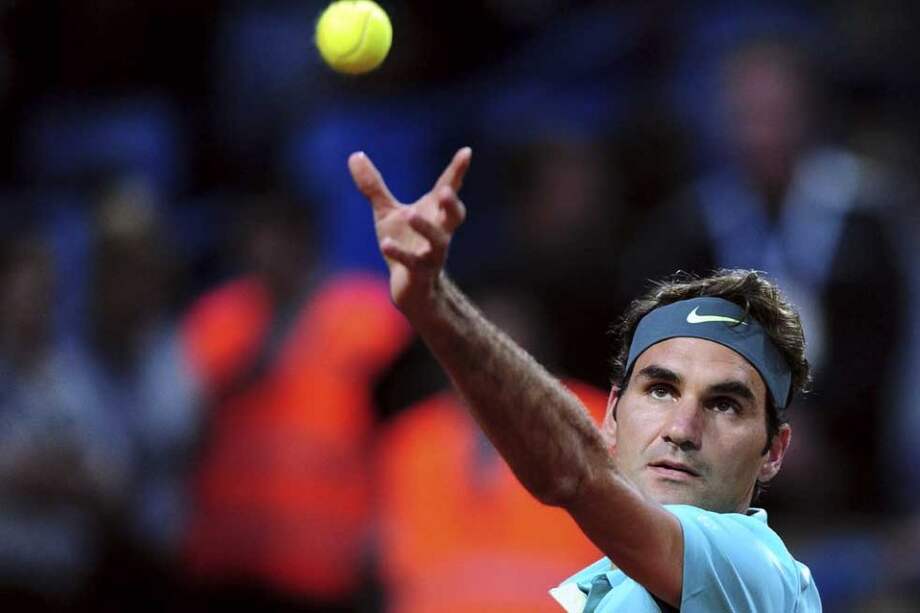 Roger Federer avanzó a la final de Abierto de Romandia. Foto: AFP