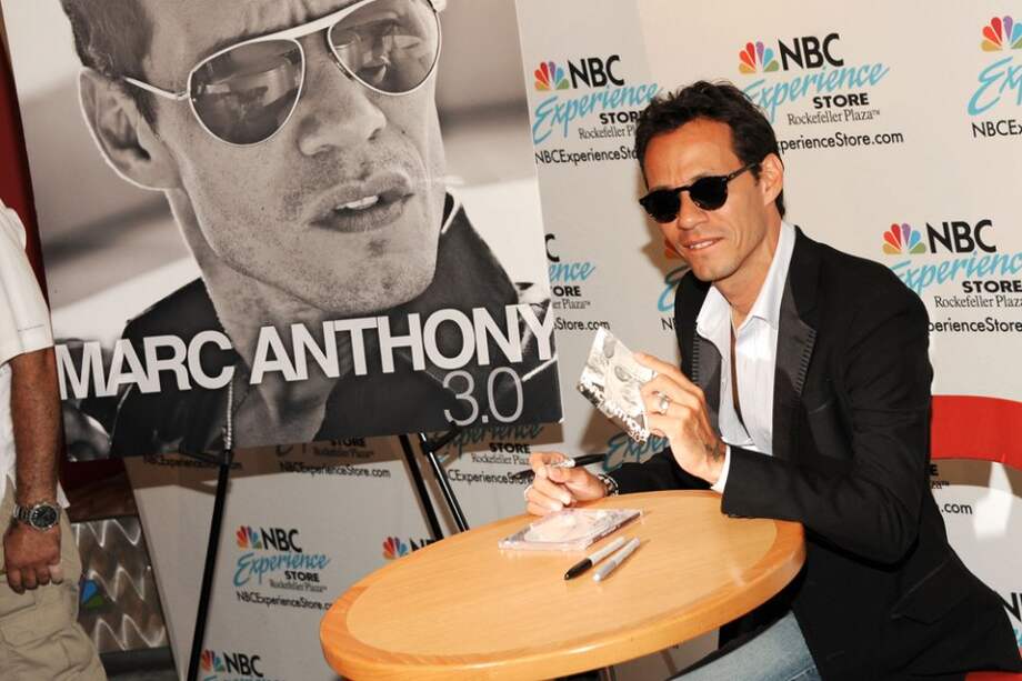 El cantante de origen puertorriqueño Marc Anthony presentó su disco "Marc Anthony 3.0" en Nueva York.