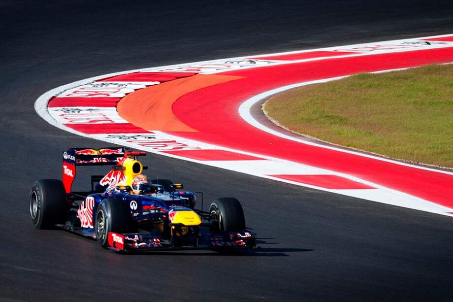 Sebastian Vettel durante los entrenamientos libres.