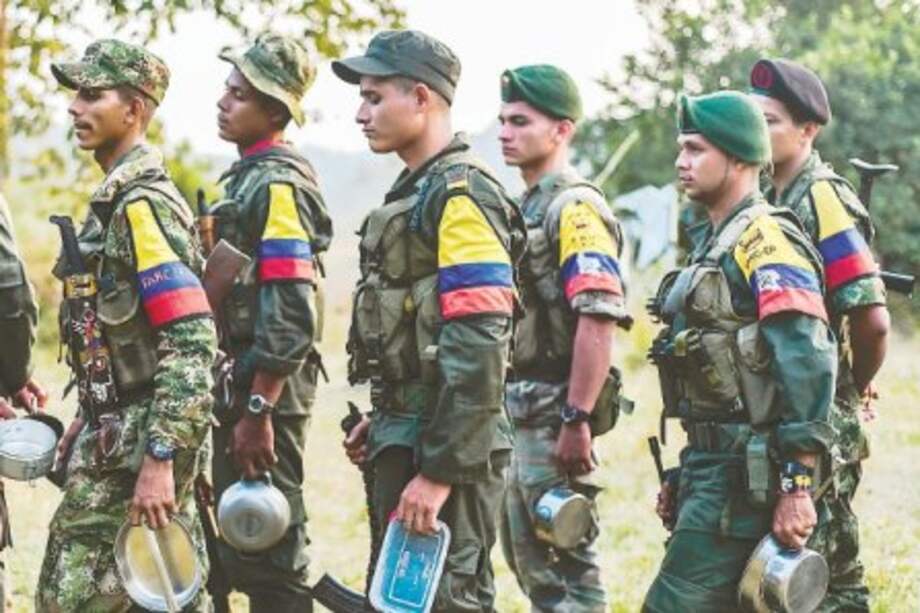 Durante los últimos días, cerca de 200 guerrilleros se han desplazado hacia los Llanos del Yarí para participar en la Décima Conferencia de las Farc. / AFP.