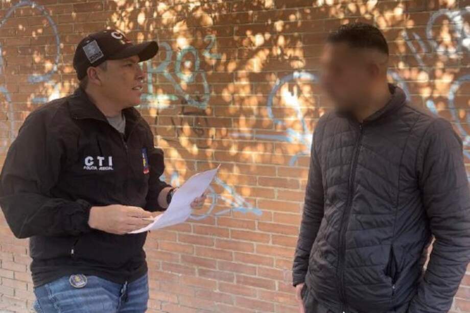 El CTI de Cundinamarca efectuó la captura del sujeto en el sur de Bogotá.
