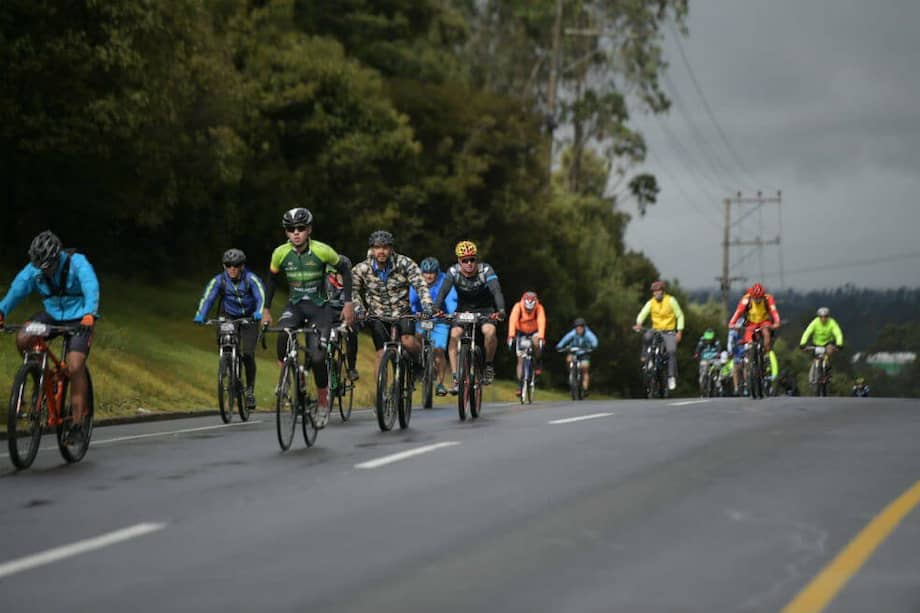 El alcalde de Bogotá, Enrique Peñalosa, encabezó el ciclopaseo. / Alcaldía de Bogotá