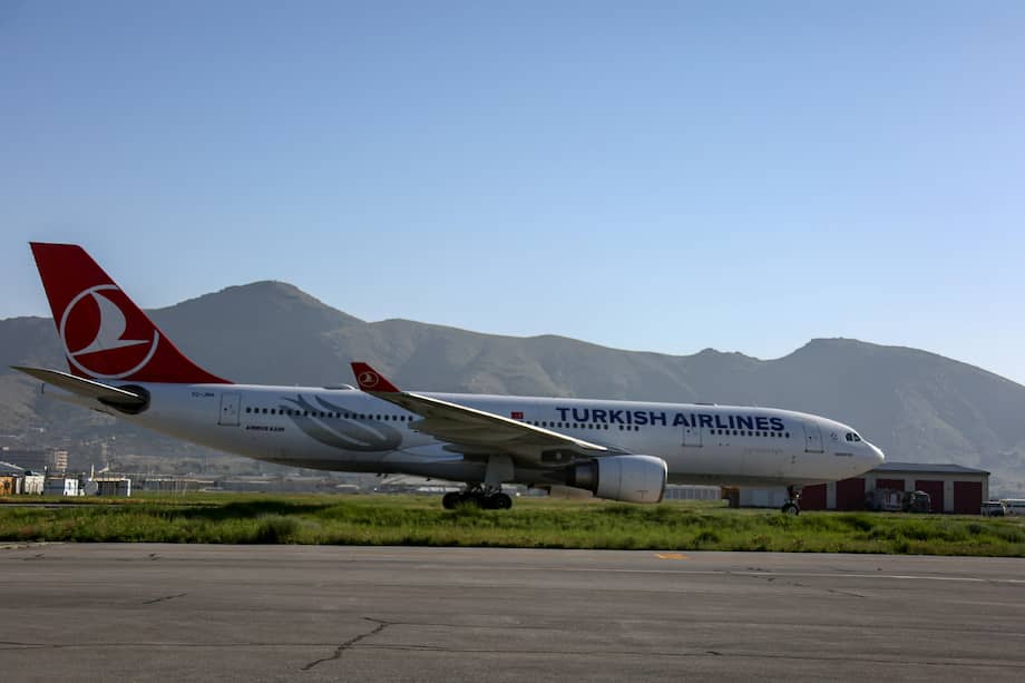 Imagen de referencia de un avión de Turkish Airlines.