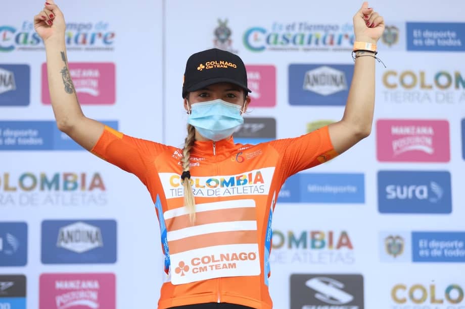 Lina Hernández, corredora del Colnago Team.