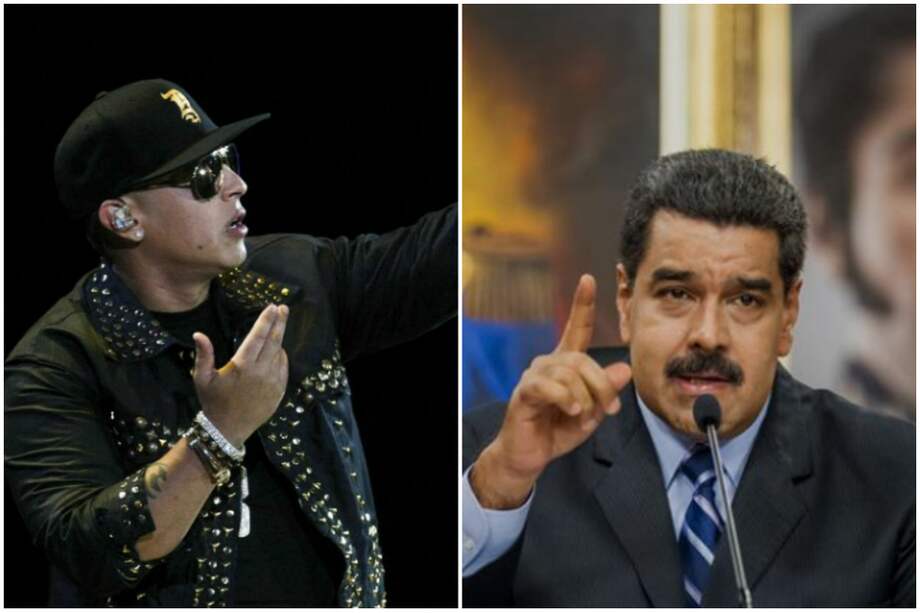 Daddy Yankee y Nicolás Maduro. / Archivo