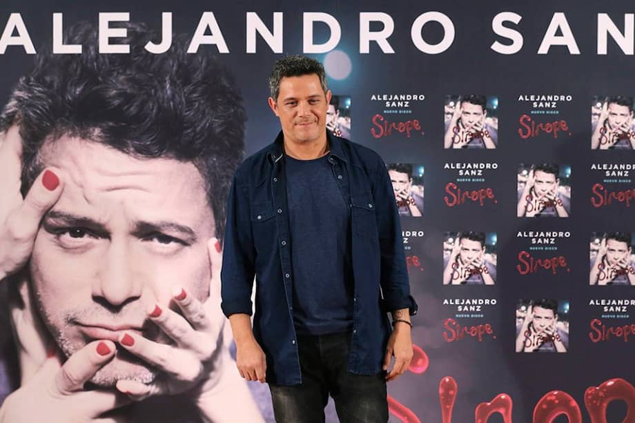 Alejandro Sanz durante la presentación de "Sirope". / Efe