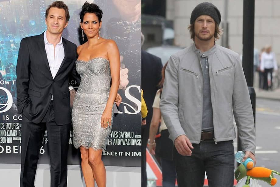 Olivier Martinez, Halle Berry y Gabriel Aubry. / Bang Showbiz