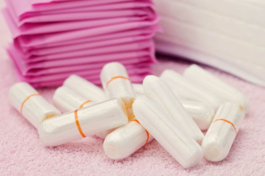 Objetos de uso para los dias menstruales