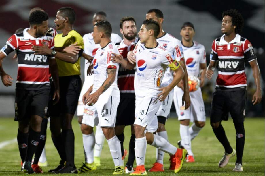 Medellín jugará en cuartos con el vencedor de la serie entre el paraguayo Cerro Porteño y el también colombiano Independiente Santa Fe. / AFP