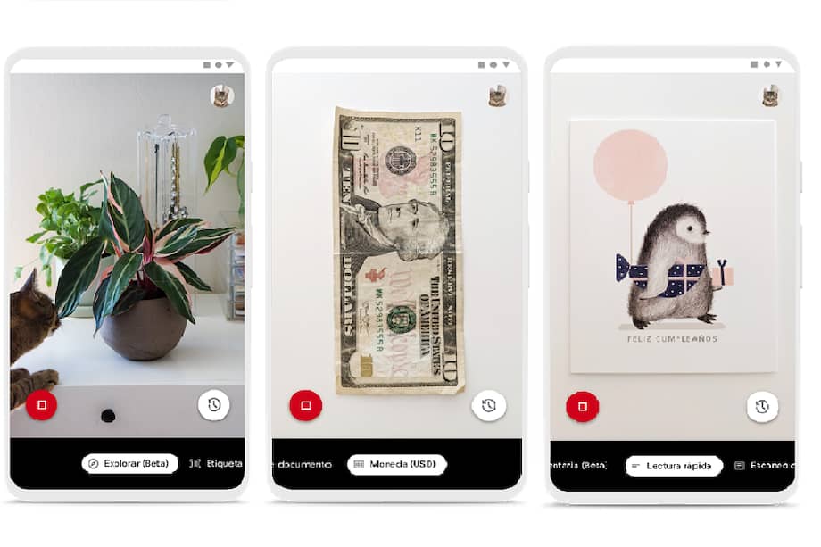 La aplicación utiliza machine learning para reconocer los objetos que capta la cámara del dispositivo.