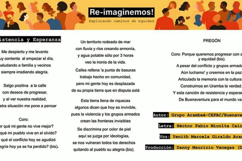 Escucha la canción que compusimos: ¡Resistencia y Esperanza... de Buenaventura para el mundo!