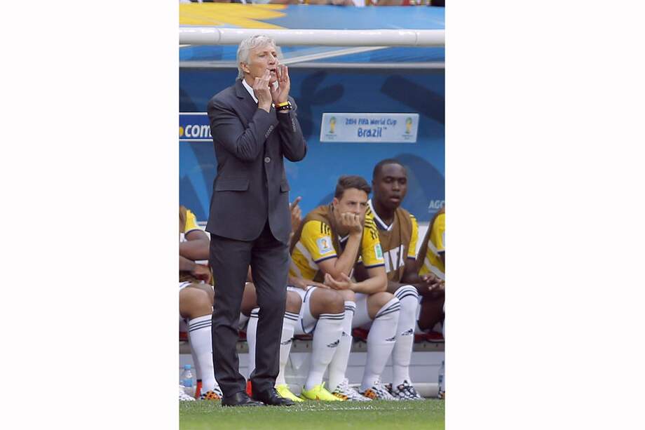 José Pékerman ha dirigido siete partidos de Copa Mundo. No ha perdido ninguno. / EFE