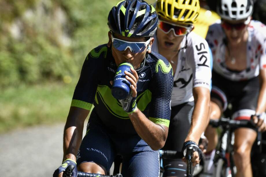 Nairo es décimo a más de seis minutos de Froome. / AFP