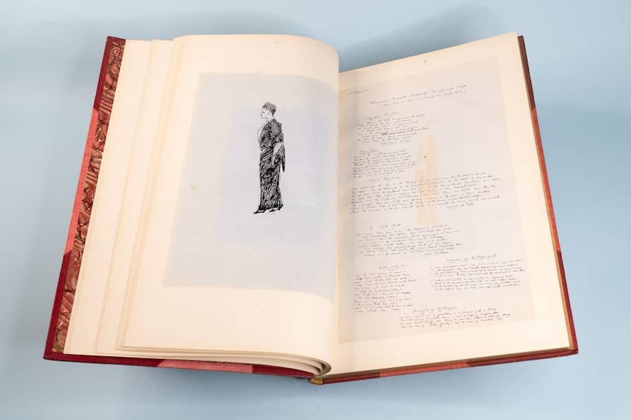 Fragmento de las galeradas de 'El libro de la selva' de Rudyard Kipling (1865-1936).