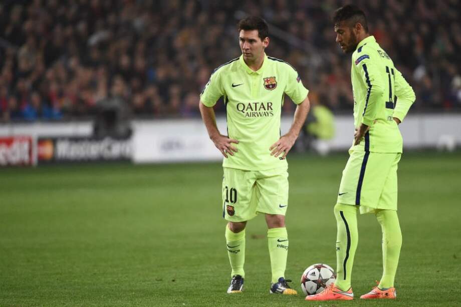 Neymar y Messi los goleadores de la serie en la que el Barcelona eliminó a Bayern Múnich. Foto: AFP