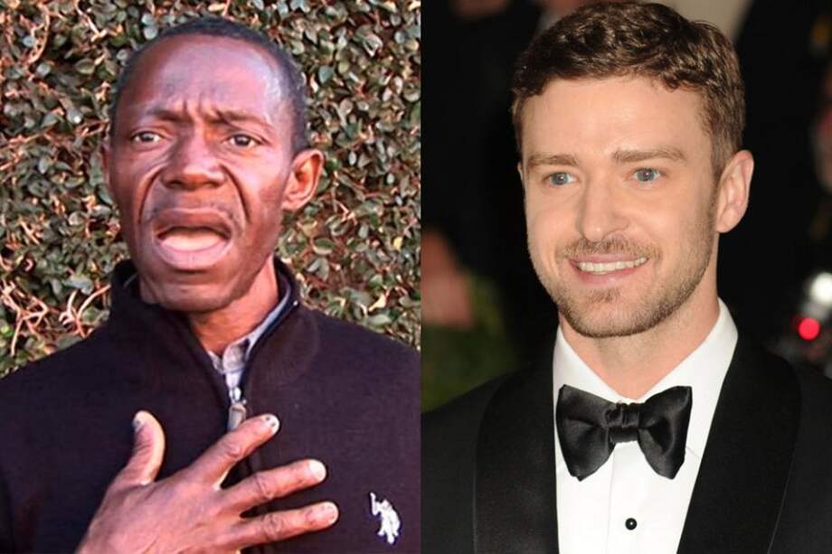 Eddie, quien dice haber cobrado 40 dólares por aparecer en el video, en el que tenía que felicitar a una pareja cuya identidad entonces desconocía, invitó a Timberlake a reunirse con él. / TMZ y Bang Showbiz