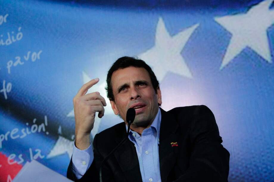 El líder de la oposición venezolana, Henrique Capriles.