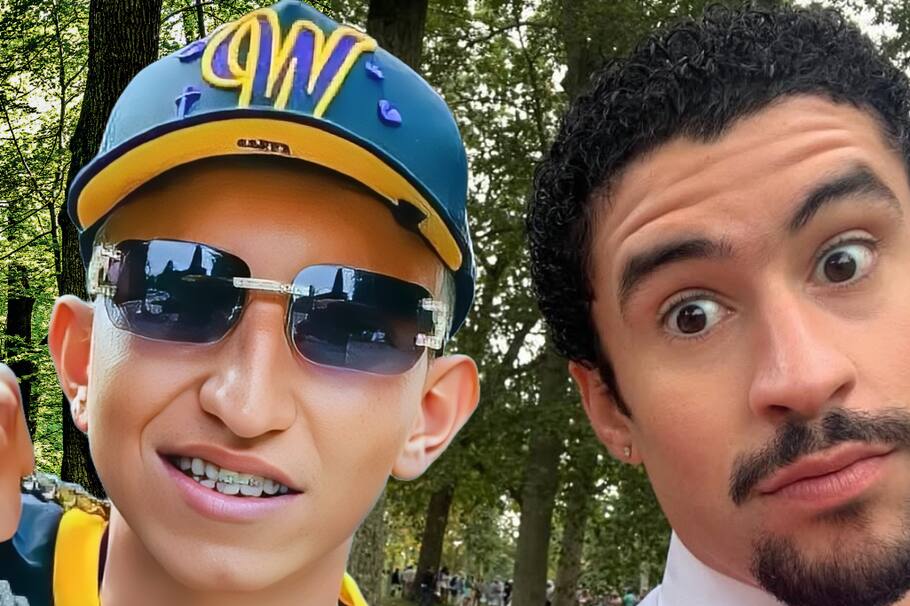 Cris Valencia y Bad Bunny, un junte que pocos esperaban.