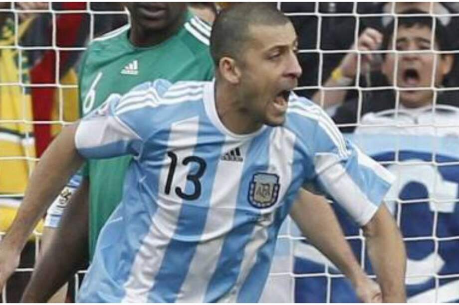 Walter Samuel con la camiseta de la Selección Argentina durante del Mundial de Sudáfrica 2010. / Tomada de internet.
