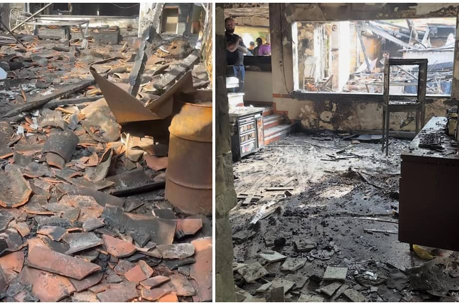 Las autoridades investigan si una posible fuga de gas de una cafetería que funcionaba dentro del mismo predio habría sido la causa del incendio.