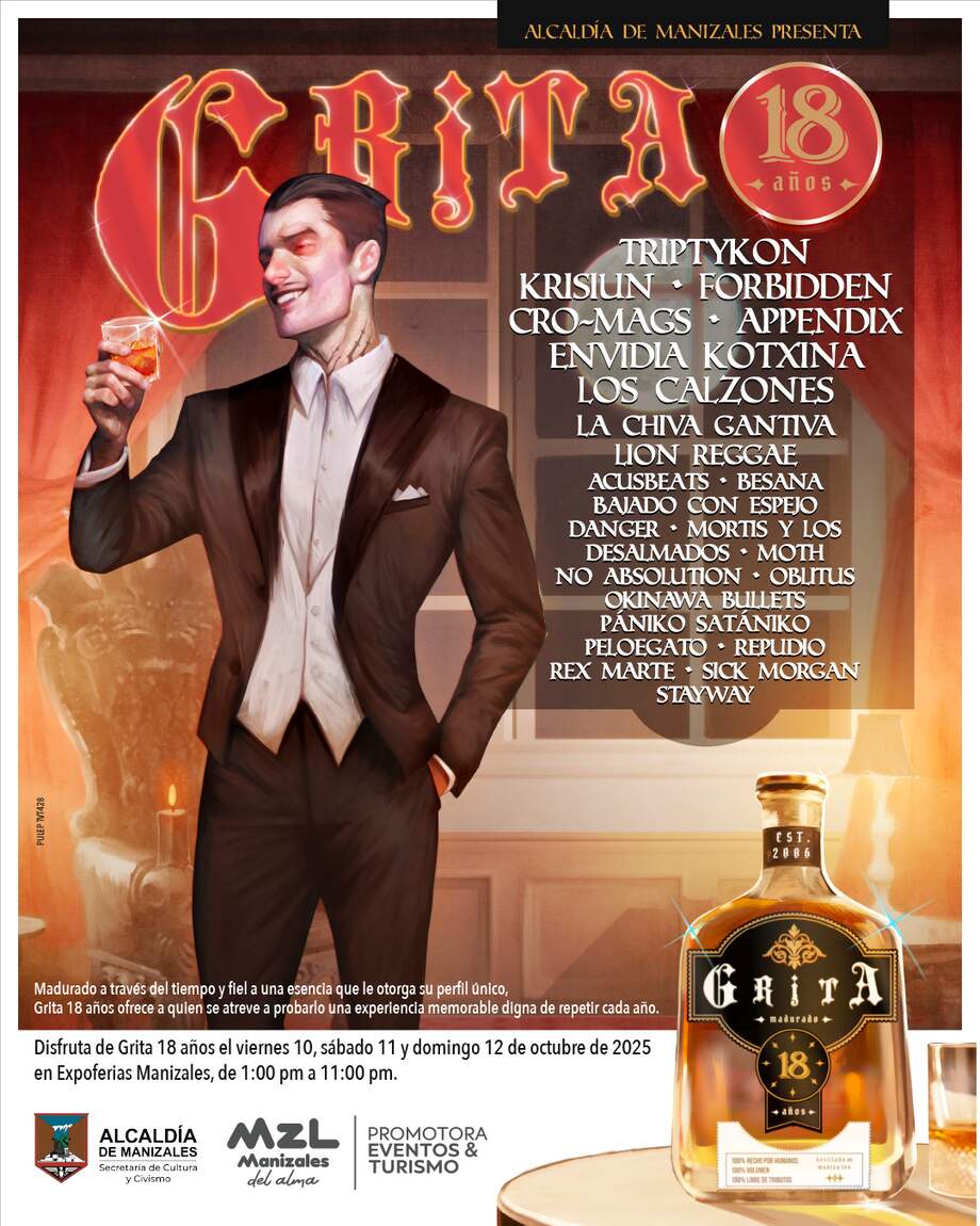 El Festival Grita 2025 presenta su cartel con las bandas confirmadas