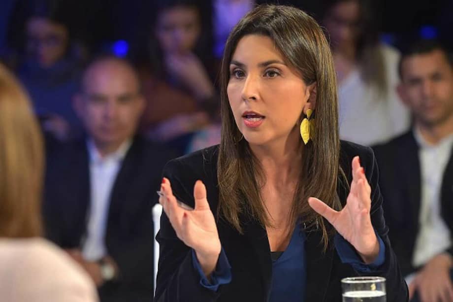 La ministra de Educación, María Victoria Angulo, anunció nuevas medidas para el sector educativo en medio de la emergencia generada por el COVID-19. / Foto: Efraín Herrera - Presidencia