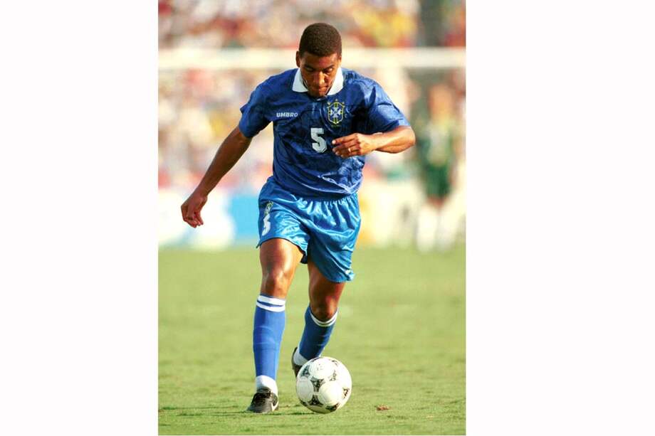 Mauro Silva, leyenda viva del Deportivo La Coruña, ganó el tetracampeonato con Brasil en 1994. / AFP
