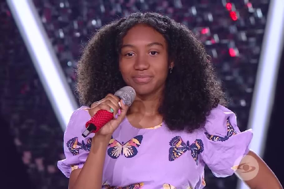 Ella es Lauren Sofía Perea, quien sorprendió a los entrenadores de 'La Voz Kids' con una canción de Celia Cruz