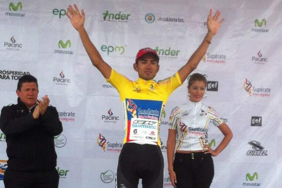 Sebastián Tamayo de GW Shimano, líder.