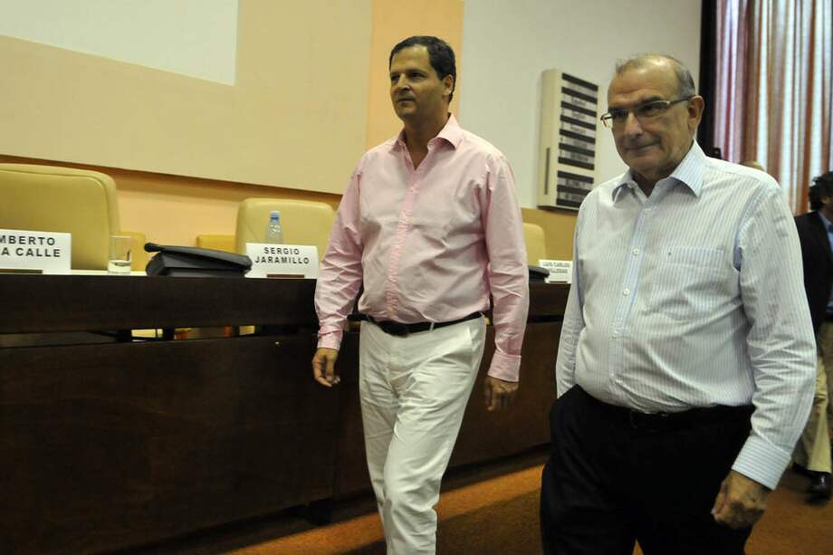 Sergio Jaramillo y Huberto de la Calle lideraron, por parte del gobierno colombiano, los diálogos de paz con las Farc en La Habana, Cuba.
