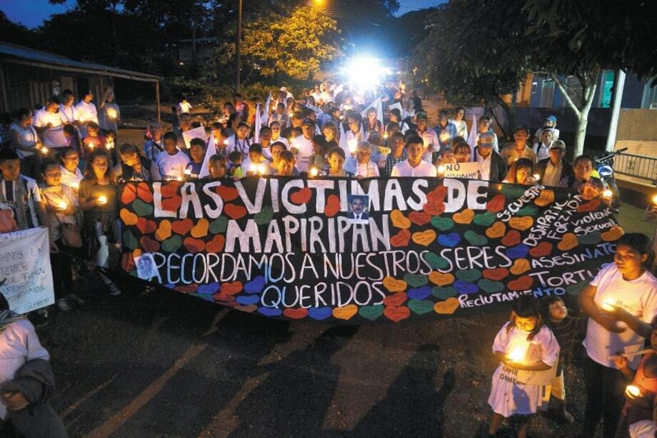 Foto tomada en 2017 en medio de la conmemoración de los 20 años de la masacre de Mapiripán/ Foto tomada por Cristian Garavito-El Espectador.