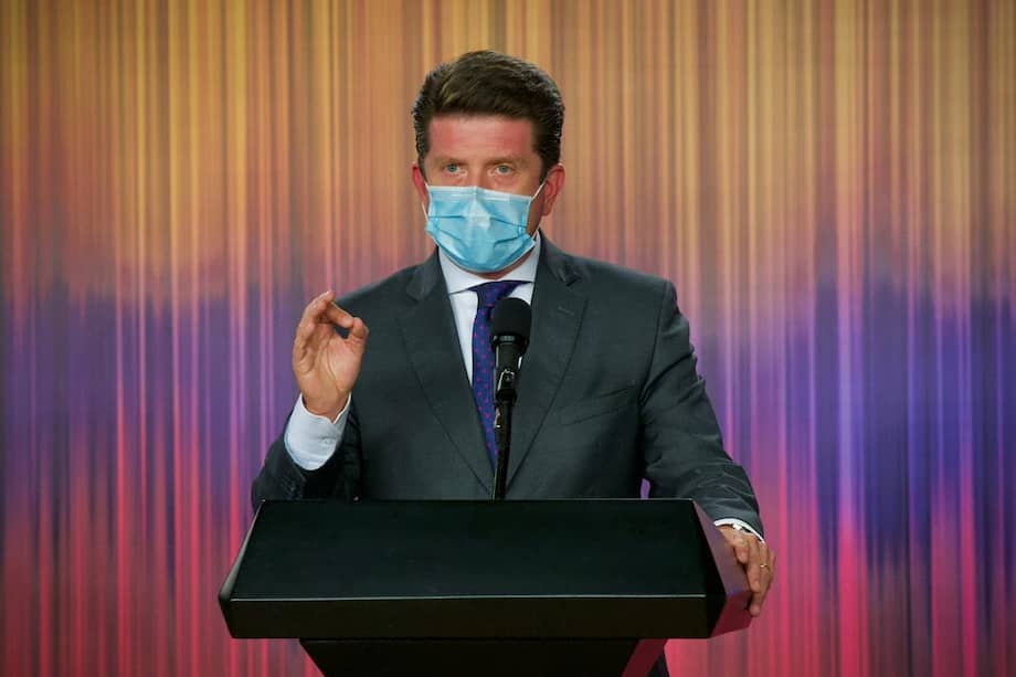 Diego Molano, nombrado ministro de Defensa el pasado 1° de febrero, en reemplazo de Carlos Holmes Trujillo.