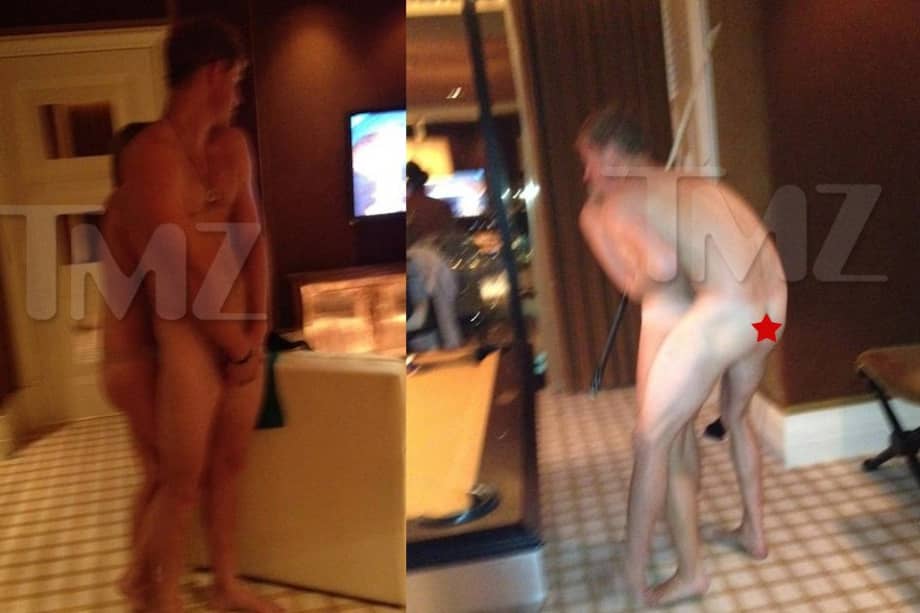 Revelan fotos del príncipe Harry desnudo en Las Vegas