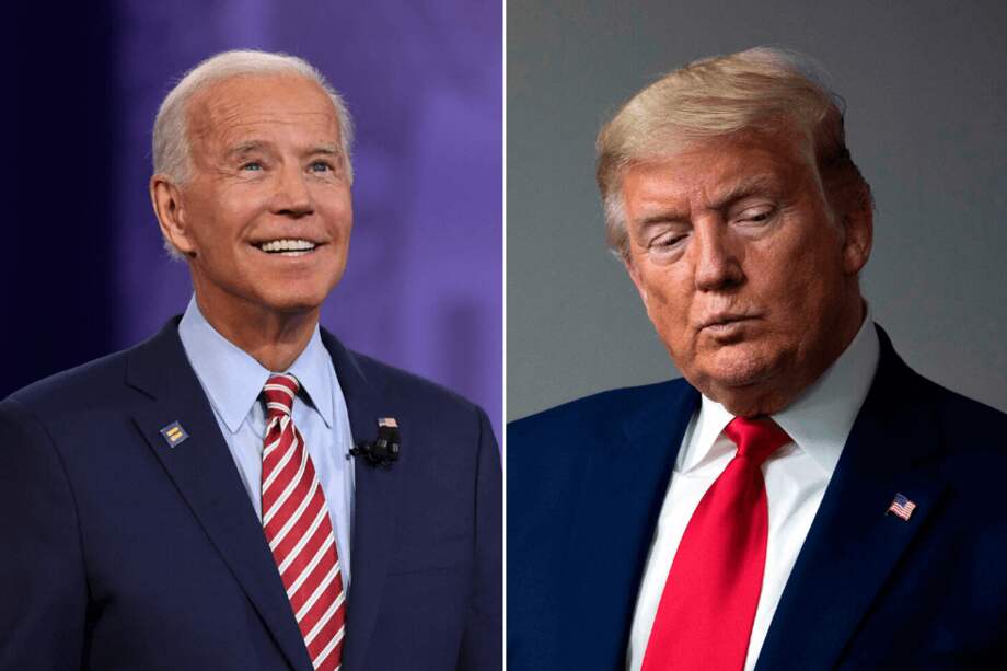 Mientras Donald Trump elige gritar, dividir y restarle legitimidad a la Casa Blanca, Joe Biden propone algo distinto y poderoso: que las instituciones son más importantes que las personas y que un presidente debe buscar representar a todos. / Fotos: AFP
