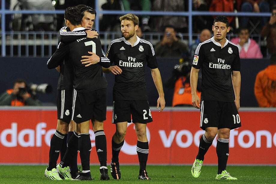 Gareth Bale celebra el segundo tanto de la victoria del Real Madrid. Foto: AFP