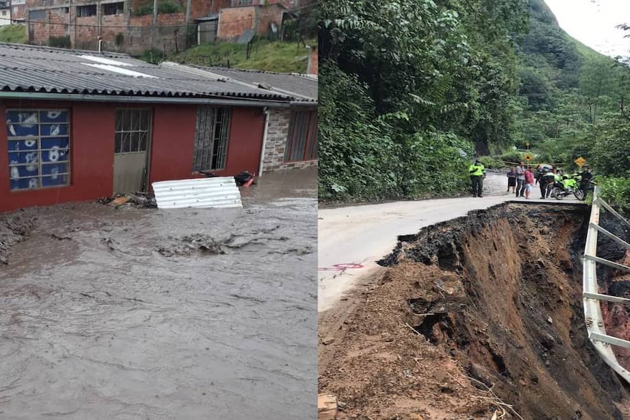 Así se encuentra buena parte del departamento debido a las condiciones climáticas.