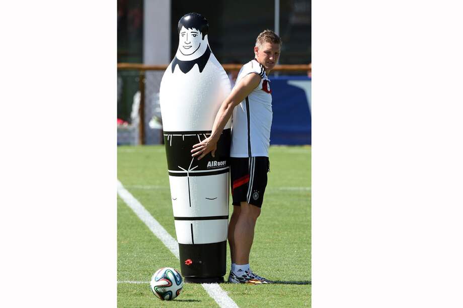 Bastian Schweinsteiger, volante alemán. / AFP